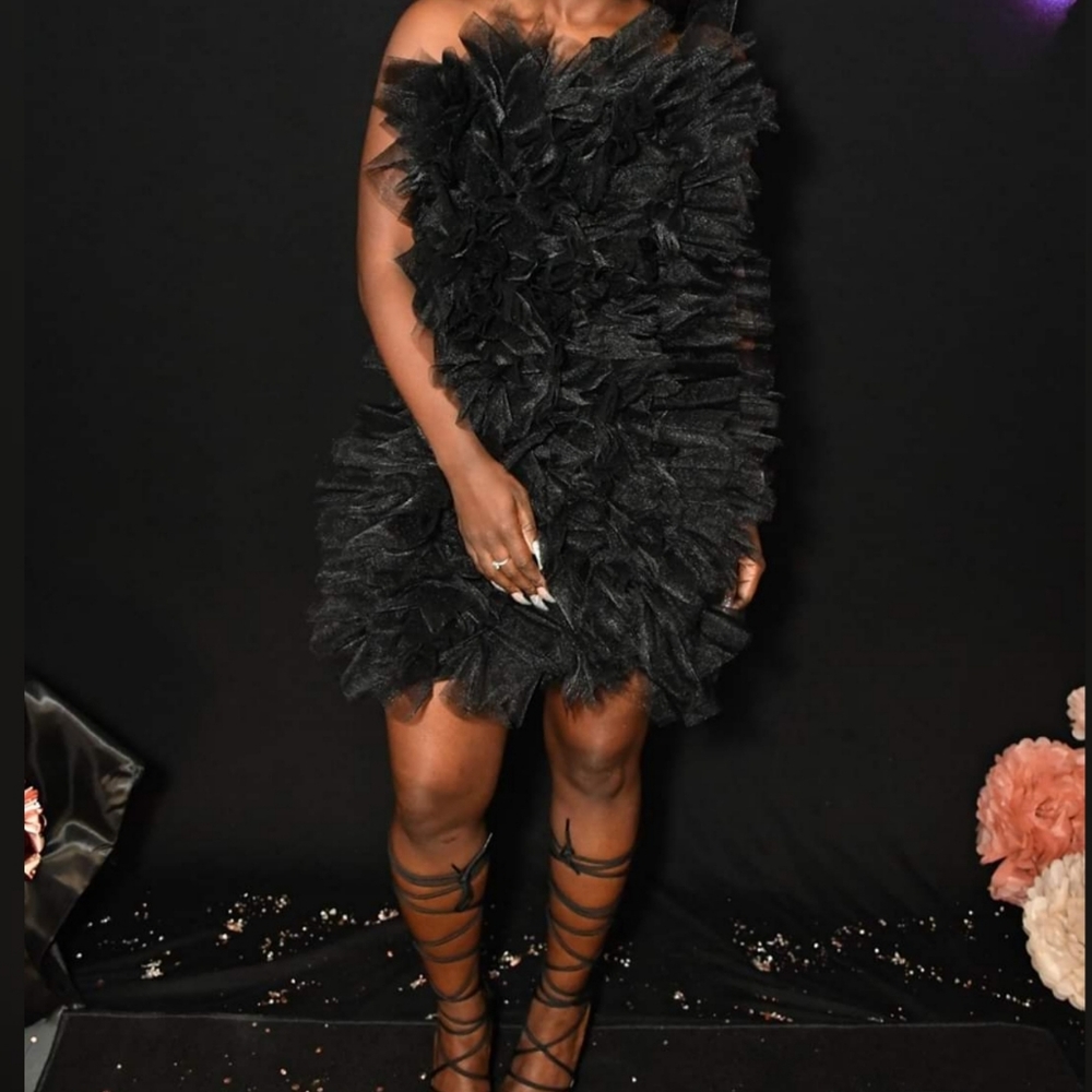 Ruffle Party Tube Dress